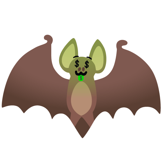money mouth face bat