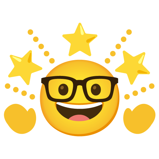 nerd face star2