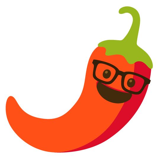 nerd face hot pepper