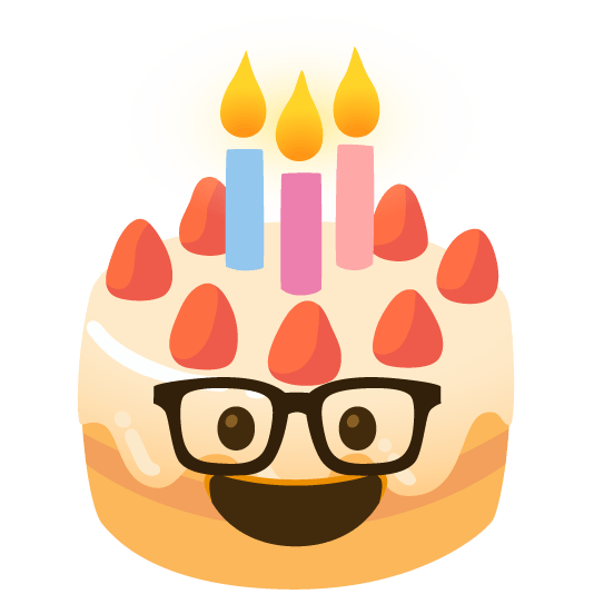nerd face birthday