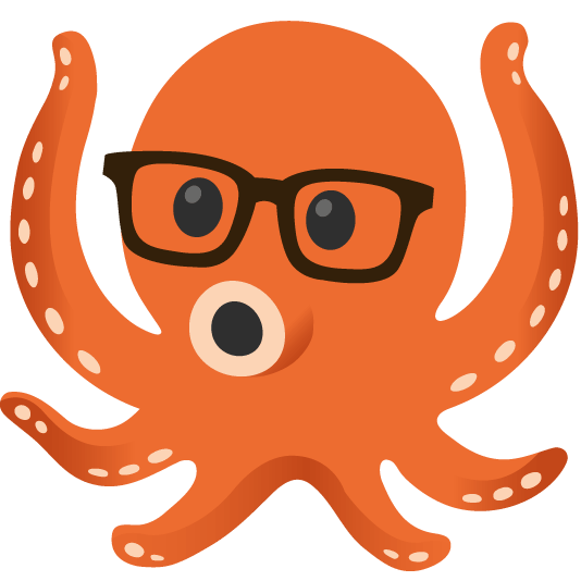 nerd face octopus