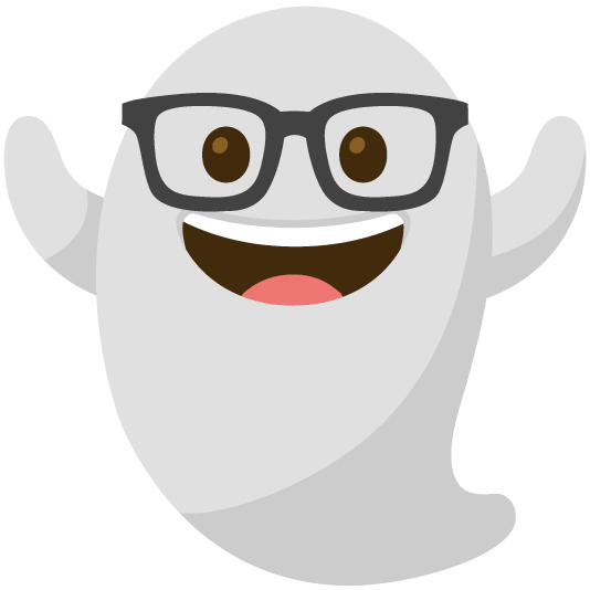 nerd face ghost