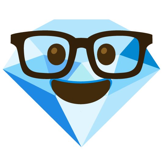 nerd face gem