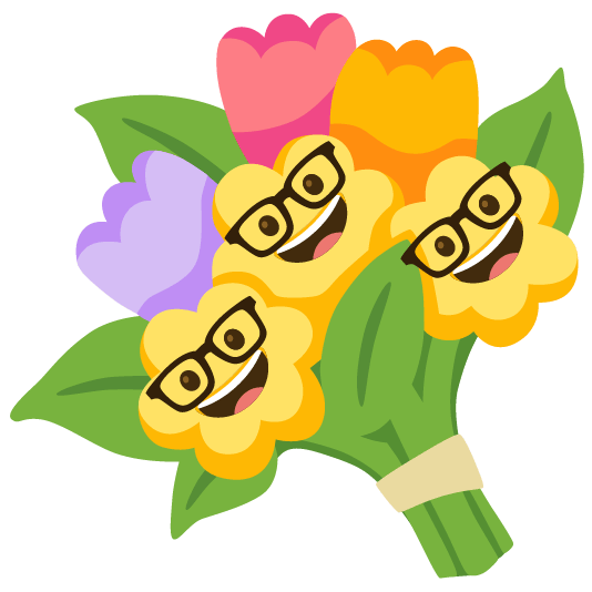 nerd face bouquet