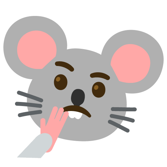 thinking face mouse