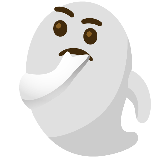 thinking face ghost