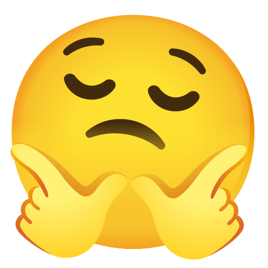 thinking face relieved