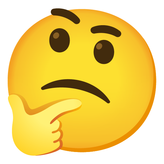 thinking face confused