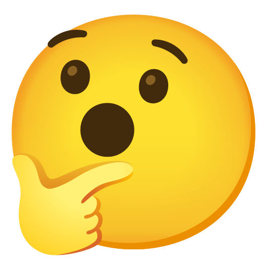 thinking face hushed