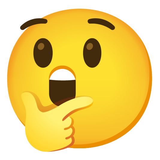 thinking face astonished