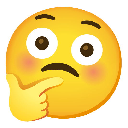 thinking face flushed