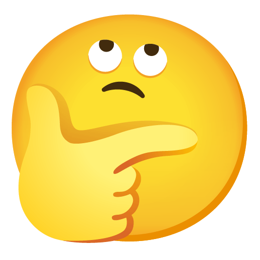 thinking face face with rolling eyes