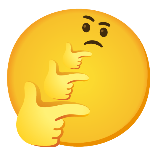 thinking face thinking face