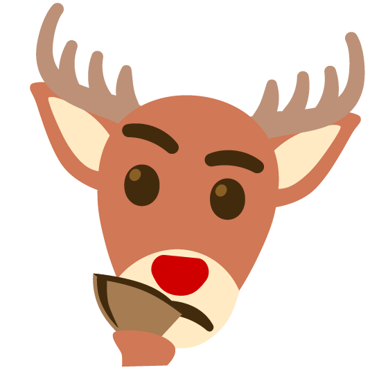 thinking face deer