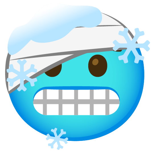 face with head bandage cold face