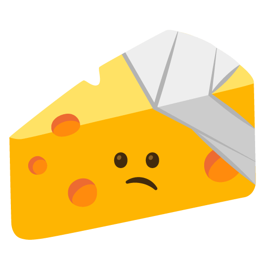 face with head bandage cheese wedge