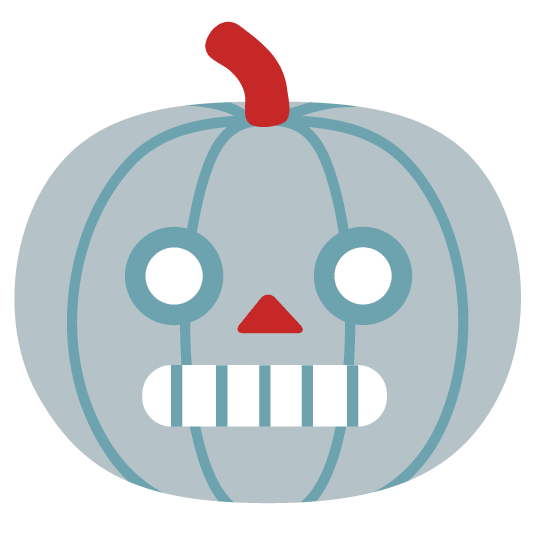 robot face jack o lantern