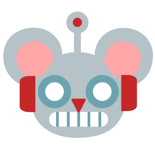 robot face mouse