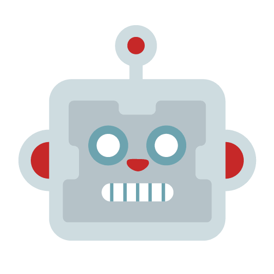 robot face monkey face