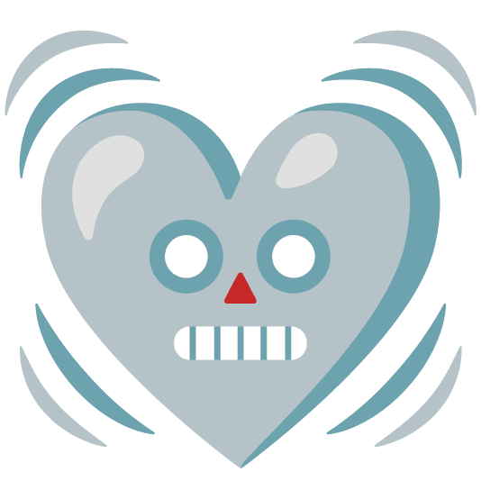 robot face heartbeat