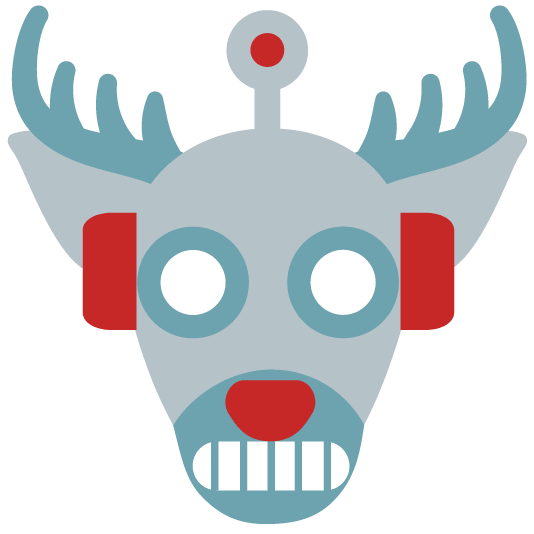 robot face deer