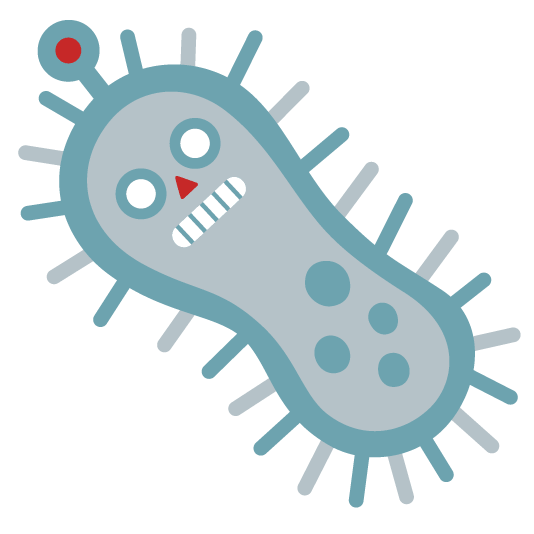 robot face microbe