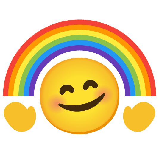 hugging face rainbow