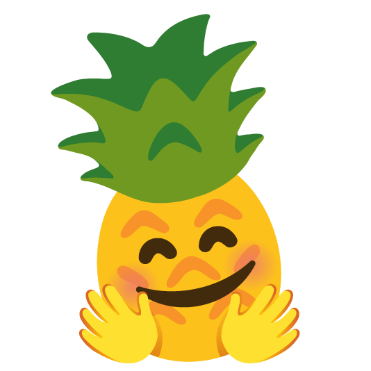 hugging face pineapple