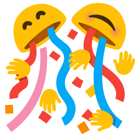 hugging face confetti ball