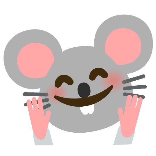 hugging face mouse