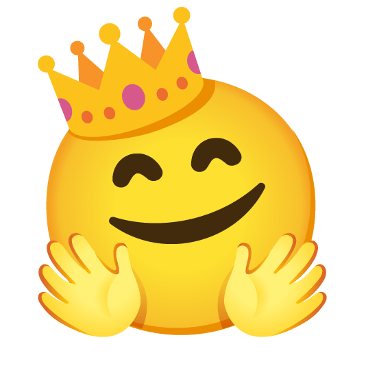 hugging face crown