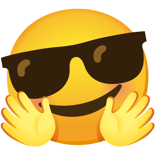 hugging face sunglasses