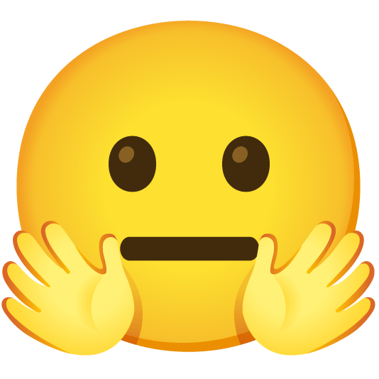 hugging face neutral face