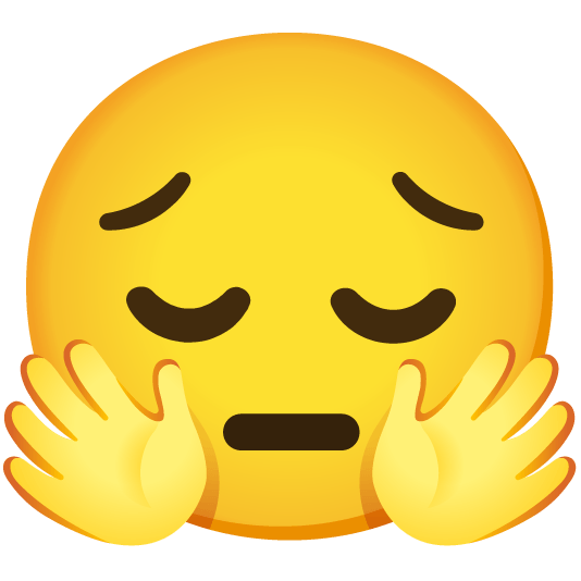 hugging face pensive