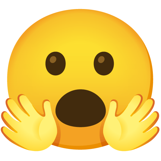 hugging face open mouth