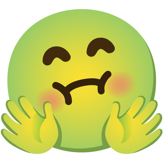 hugging face nauseated face