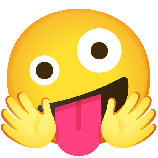 hugging face zany face