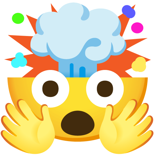 hugging face exploding head