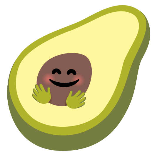 hugging face avocado