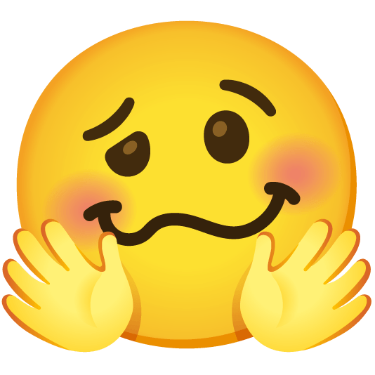 hugging face woozy face