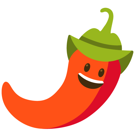 face with cowboy hat hot pepper