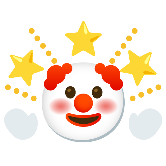 clown face star2