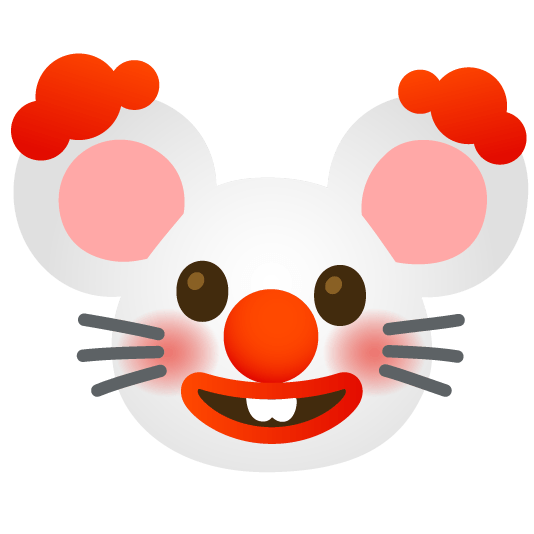 clown face mouse