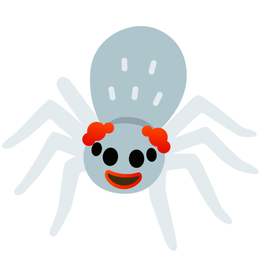 clown face spider