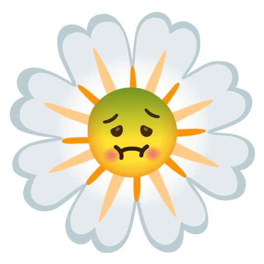 nauseated face blossom