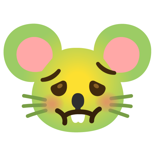 nauseated face mouse