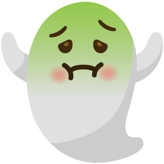 nauseated face ghost