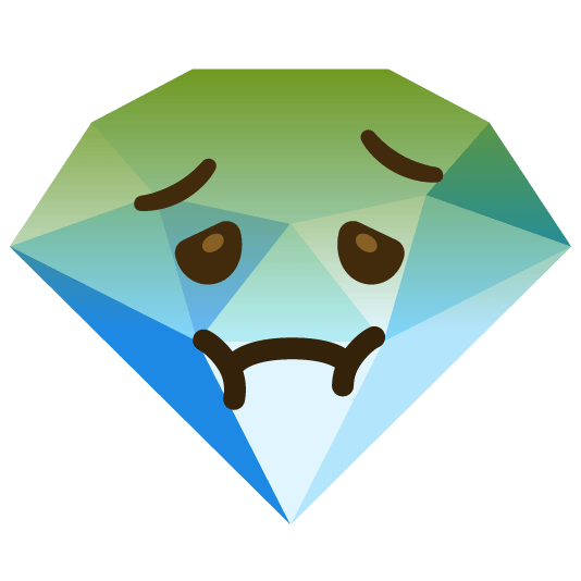 nauseated face gem