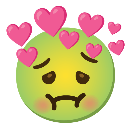 nauseated face cupid