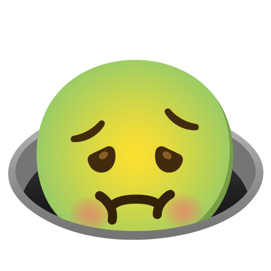 nauseated face hole